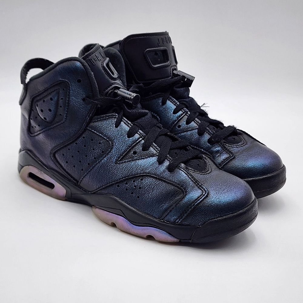 Nike Air Jordan 6 Retro BG All Star Chameleon Size 6Y 907960-015 Boys Shoes